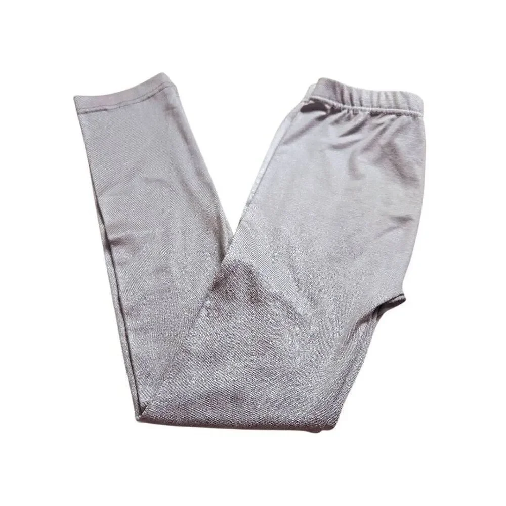 Children's Place Silver leggings M7/8